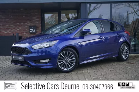 Ford Focus 1.0 ST-Line , Deep Impact Blue, PDC, Dealer-OH, Nieuwe Distributie.