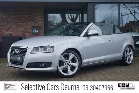 Audi A3 Cabriolet 1.8 TFSI Attraction , Youngtimer, PDC, Cruise, Windscherm, Nieuw OH, LED.