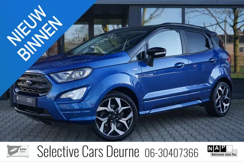 Ford EcoSport 1,0 EcoBoost ST-line , Schuifdak, Trekhaak, B&amp;O, Cruise, Camera, 18''LM, LED.