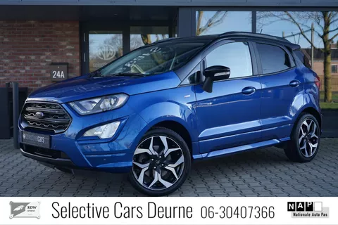 Ford EcoSport 1,0 EcoBoost ST-line , Schuifdak, Trekhaak, B&amp;O, Cruise, Camera, 18''LM, LED.