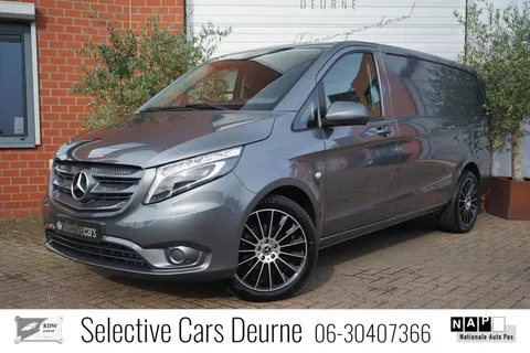 Mercedes-Benz Vito 116 CDI Lang , LED, Camera, Cruise, Navi, Trekhaak, Seleniet Grijs, Garantie, 1e eigenaar!