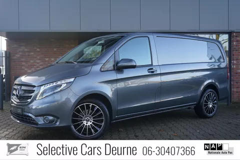 Mercedes-Benz Vito 116 CDI Lang , LED, Camera, Cruise, Navi, Trekhaak, Seleniet Grijs, Garantie, 1e eigenaar!