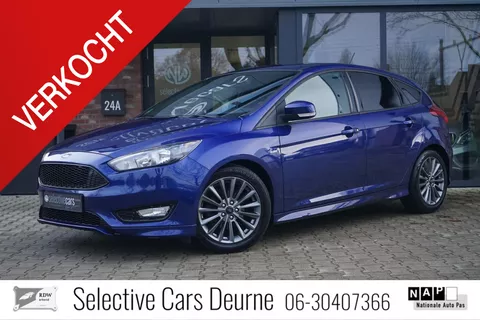 Ford Focus 1.0 ST-Line , Deep Impact Blue, PDC, Dealer-OH, Nieuwe Distributie.