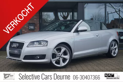 Audi A3 Cabriolet 1.8 TFSI Attraction Navi, PDC, Cruise, Windscherm, Nieuw OH, LED.