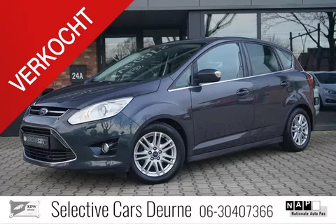 Ford C-Max 1.0 Titanium , Bi-Xenon, 16''LM, Sony Sound, Cruisecontrol, Ecoboost, Nieuwe APK.