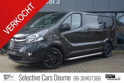 Opel Vivaro 1.6 CDTI Sport EcoFlex BTW&amp;BPM VRIJ, Leder, 17''Lm, 3-zitter, Camera, Cruise, Trekhaak.