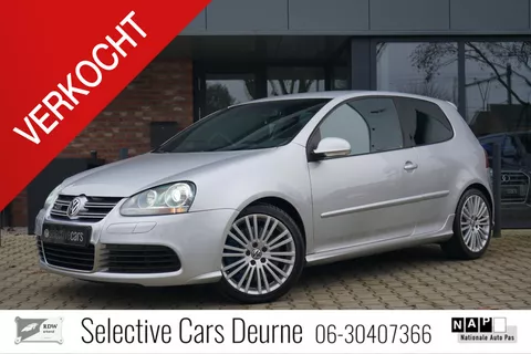 Volkswagen Golf 3.2 R32 Leder, Nette originele staat, 18''LM, Navi, Nieuw Onderhoud, Youngtimer.